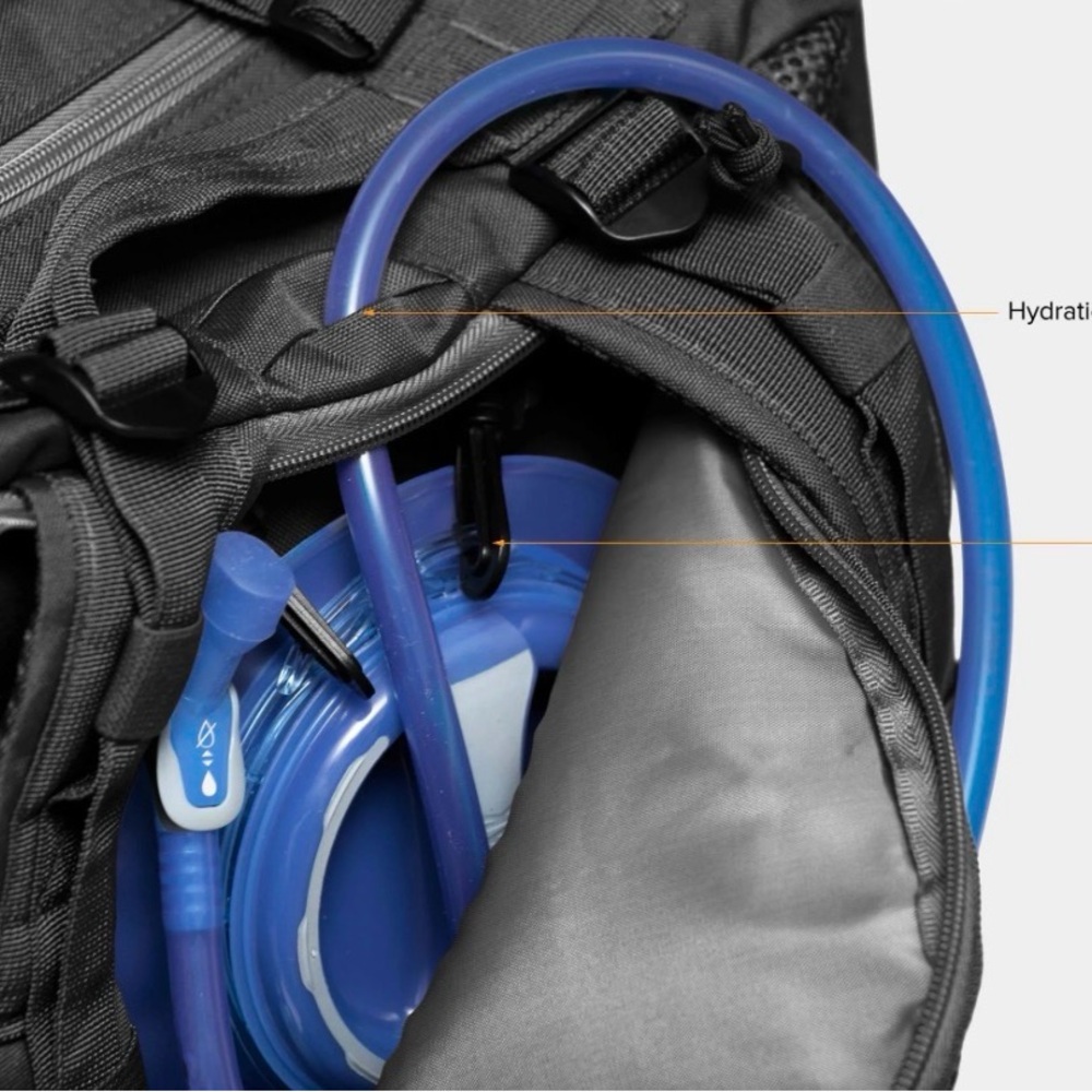 Tactical Black Backpack NWT - image 4